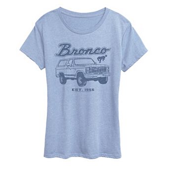 Women's Ford Bronco Est. 1966 Sketch Graphic Tee