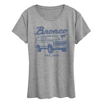 Women's Ford Bronco Est. 1966 Sketch Graphic Tee