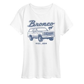 Women's Ford Bronco Est. 1966 Sketch Graphic Tee