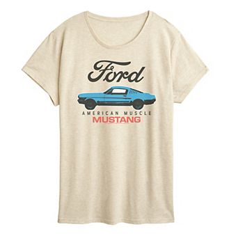 Women's Ford American Muscle Mustang Graphic Tee