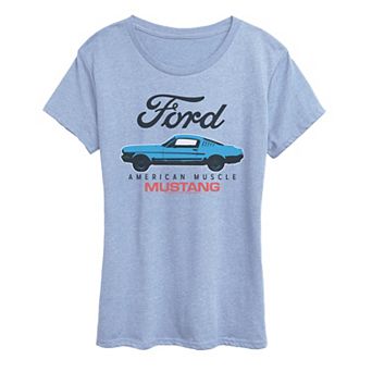Women's Ford American Muscle Mustang Graphic Tee