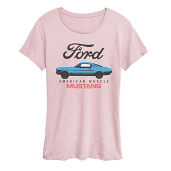 Women's Ford American Muscle Mustang Graphic Tee