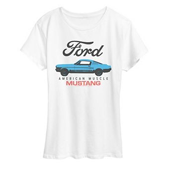 Women's Ford American Muscle Mustang Graphic Tee