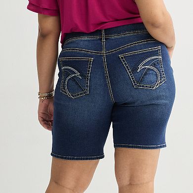 Plus Size Apt. 9® Tummy Control Bermuda Shorts