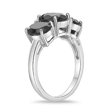 Gemminded Sterling Silver Onyx Ring