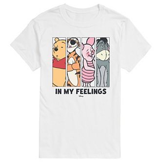 Big & Tall Disney's Winnie The Pooh In My Feelings Graphic Tee