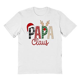 Men's Papa Claus Holiday Graphic Tee