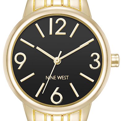 Nine West Women's Gold Tone Bracelet Watch - NW3106BKGB