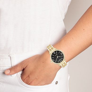 Nine West Women's Gold Tone Bracelet Watch - NW3106BKGB