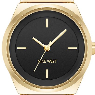 Nine West Women's Modern Gold Tone Bracelet Watch - NW3302BKGB