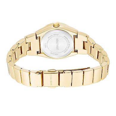 Nine West Women's Modern Gold Tone Bracelet Watch - NW3302BKGB