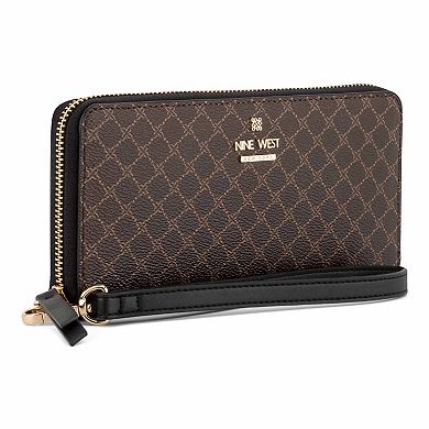Nine West Luela Zip Around Wristlet Wallet