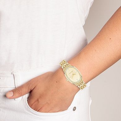 Nine West Women’s Oval Dial Bracelet Watch - NW3338CHGB