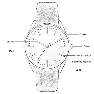 Nine West Women's White Strap Watch - NW3384GPWT