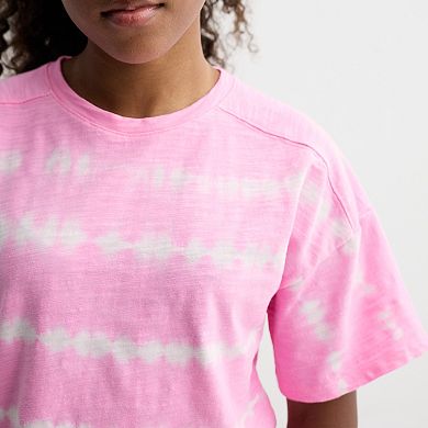 Girls 6-20 SO® Short Sleeve Seamed Tee in Regular & Plus Size
