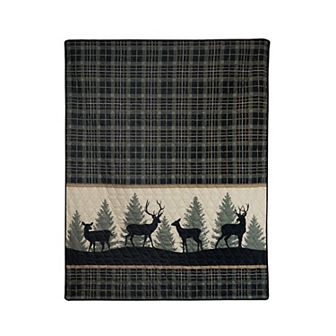 Donna Sharp Deer Walk Quilted Throw Blanket