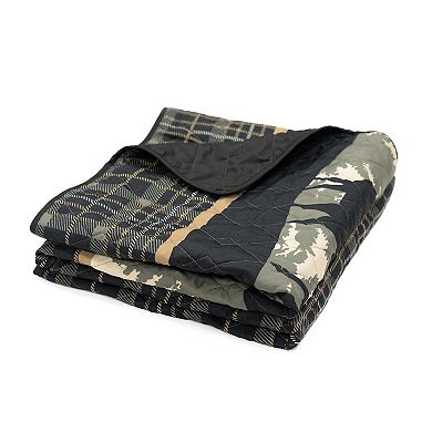 Donna Sharp Deer Walk Quilted Throw Blanket