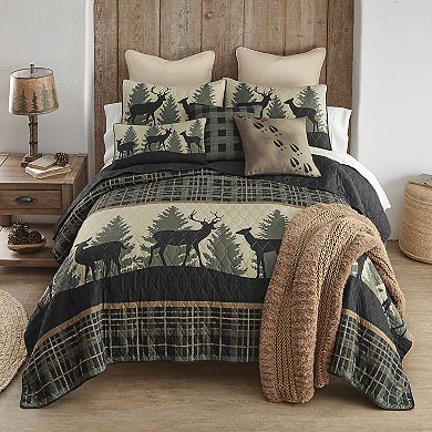 Donna Sharp Deer Walk Rustic 2-Piece Pillow Set