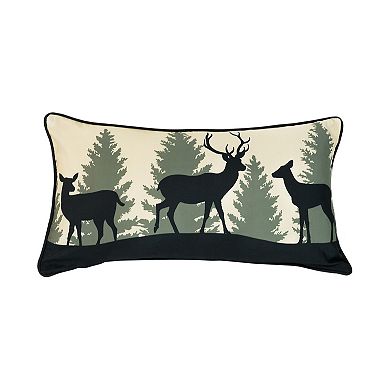 Donna Sharp Deer Walk Rustic 2-Piece Pillow Set