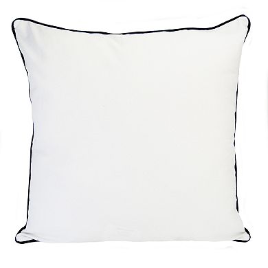 Donna Sharp Embroidered Floral Throw Pillow