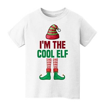 Kids 8-20 I'm The Cool Elf Graphic Tee