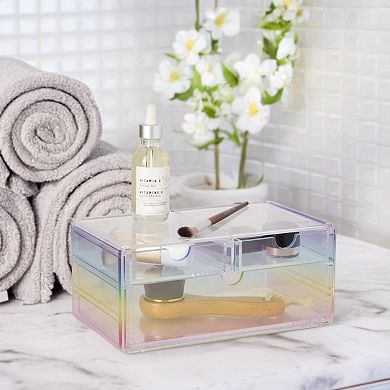 Milano Ombre 3-Drawer Cosmetic Organizer