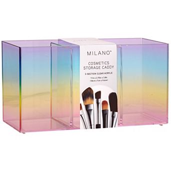 Milano 3-Section Ombre Cosmetics Storage Caddy