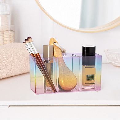 Milano 3-Section Ombre Cosmetics Storage Caddy