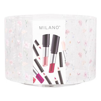 Milano Floral Print Rotating Cosmetics Container
