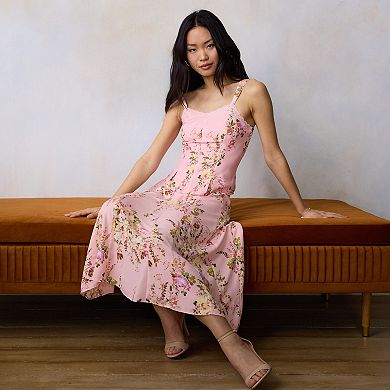 Women's LC Lauren Conrad V-Neck Lace Trim Tank Top