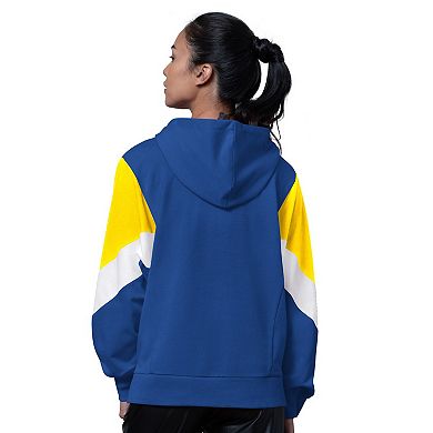 Women's Starter Royal Los Angeles Rams Scrimmage Hoodie