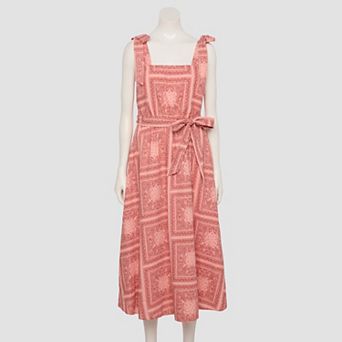 Women's LC Lauren Conrad Tie Strap Tea Length Dress