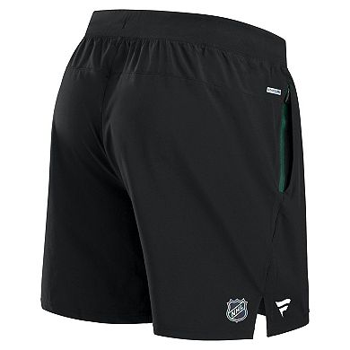 Men's Fanatics Black Minnesota Wild Authentic Pro Rink Performance Shorts