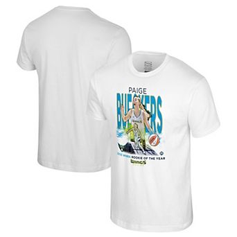 Unisex Stadium Essentials Paige Bueckers White Dallas Wings 2025 WNBA Rookie of the Year T-Shirt