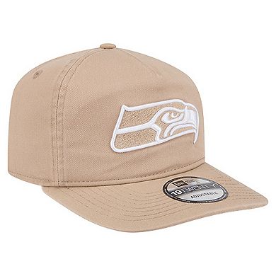 Men's New Era Tan Seattle Seahawks 19TWENTY Adjustable Hat