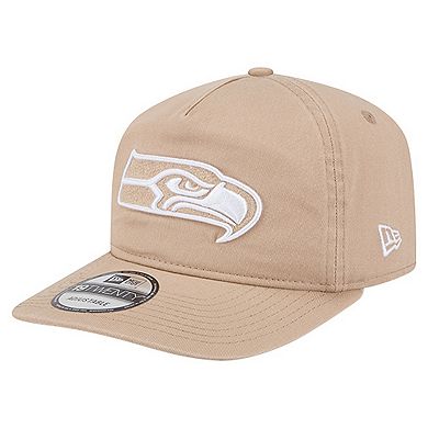 Men's New Era Tan Seattle Seahawks 19TWENTY Adjustable Hat