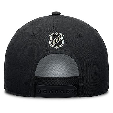 Men's Fanatics Black Los Angeles Kings Authentic Pro Rink Roper A-Frame Adjustable Hat