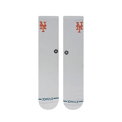 Unisex Stance New York Mets White Crested Knit Crew Socks