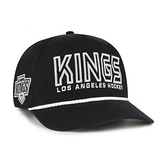 Men's '47 Black Los Angeles Kings Byline Hitch Adjustable Hat