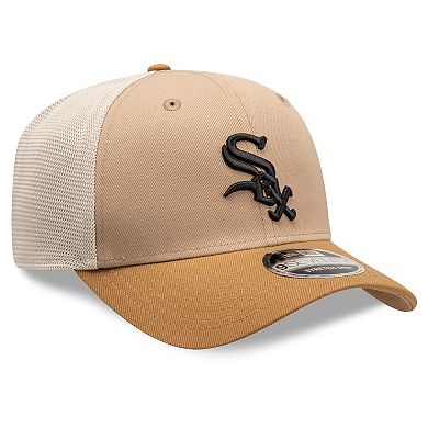 Men's New Era Stone Chicago White Sox 9SEVENTY Trucker Adjustable Hat