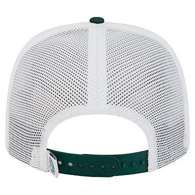 Men's New Era Green Michigan State Spartans Team 9SEVENTY COOLERA Trucker Adjustable Hat