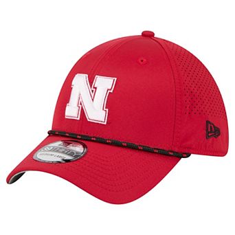 Men's New Era Scarlet Nebraska Huskers Rope 39THIRTY Flex Hat