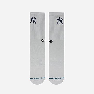 Unisex Stance New York Yankees White Crested Knit Crew Socks