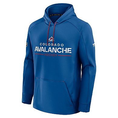 Men's Fanatics Blue Colorado Avalanche Authentic Pro Rink Hoodie