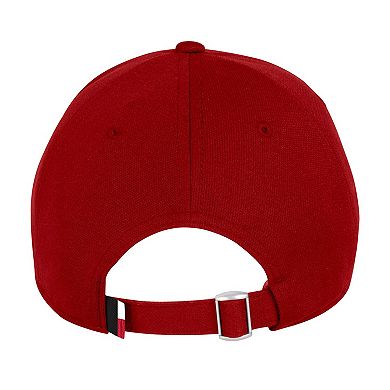 Men's Under Armour Red Wisconsin Badgers Sideline Blitzing Accent Iso-Chill Adjustable Hat