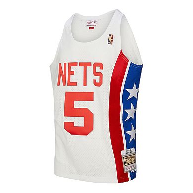 Men's Mitchell & Ness Jason Kidd White New Jersey Nets 2005/06 Hardwood Classics Swingman Jersey