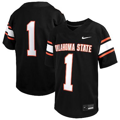 Toddler Nike #1 Black Oklahoma State Cowboys Untouchable Replica Game Jersey