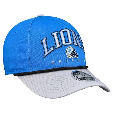 Toddler New Era Blue/Gray Detroit Lions Arch COOLERA 9FORTY A-Frame Adjustable Hat