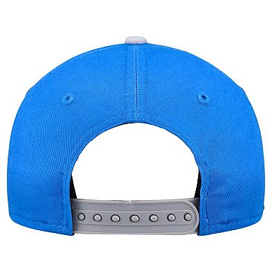 Toddler New Era Blue/Gray Detroit Lions Arch COOLERA 9FORTY A-Frame Adjustable Hat