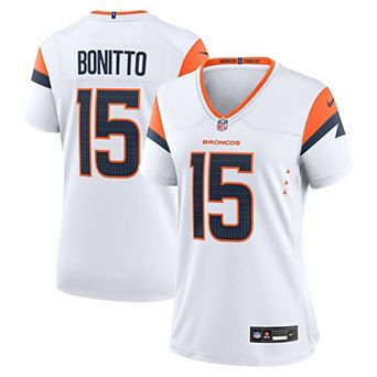 Women's Nike Nik Bonitto White Denver Broncos Game Jersey